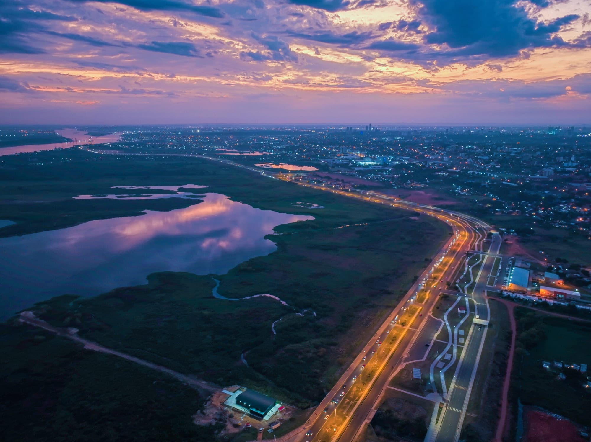 Asunción, donde están las oficinas de BluePass Paraguay